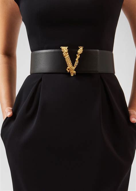 versace dress belt|Versace belt women outfit.